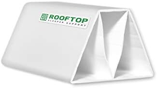 8-Pack - 6" Pre-Cut PVC Rooftop Pipe Support - Roof Conduit Support Blocks for Piping on Roofs - PVC Block for Small Water, Gas, Electrical, Metal Plumbing, Condensate, Refrigeration Pipes