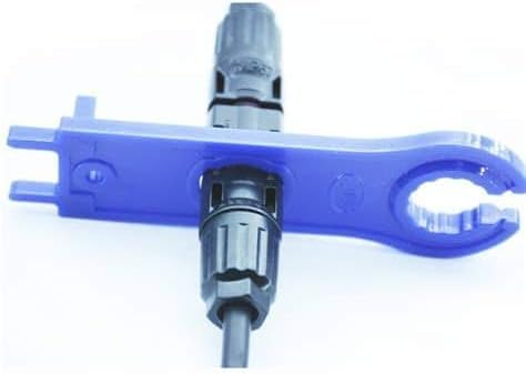 2 Pair Solar Spanner Wrenches for MC4 Connectors, Solar Panel Connector Tool Assembly
