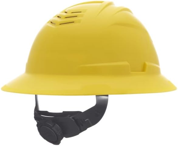 MSA V-Gard C1 Full Brim Hard Hat with ReflectIR Cooling Thermal Barrier and Fas-Trac III Suspension - Uses Highly Innovative Cooling Features to Help Alleviate Heat Stress