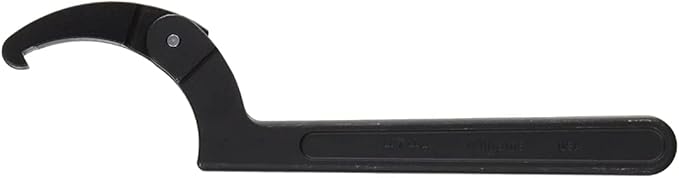 Williams JHW474 Adjustable Hook Spanner Wrench with Span Diameter of 2 to 4-3/4-Inch, Ideal for Adjusting Collars, Lock Nut Rings, and Bearings