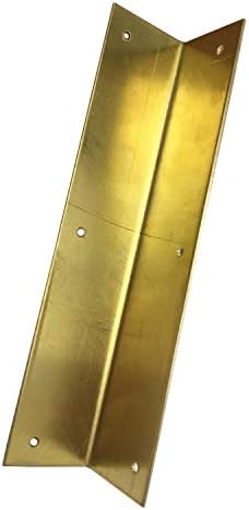 4Pcs Antique Pure Brass Corner Protectors Braces Classical Furniture Tables and Chairs Cabinet Corner Guard (Gold)
