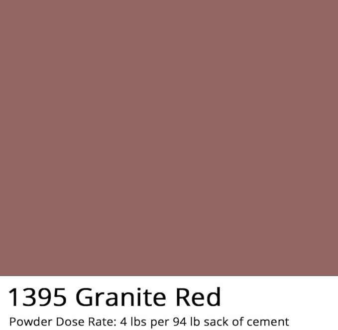 GlobMarble Plum/Granite Red Iron Oxide Powder 25 lb Bag - High-Coverage Concrete Dye Powder for Vibrant Color - Perfectly Suited for Concrete Color Pigment & Dye Applications - Easy Mix, Long-Lasting