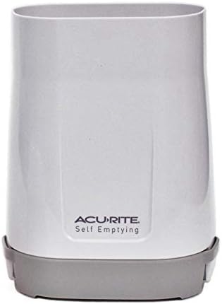 AcuRite Wireless Rain Gauge with Self-Emptying Rain Collector with Rainfall History, Alerts, and Current Date and Time (02446M)