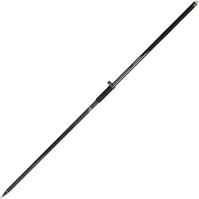 Carbon Fiber 2M 2Section Survey Pole, GPS Rover Rod 6.5FT/2M 2Sections Design for Land Surveying & Engineering – RTK GPS/GNSS Accessory –Includes Level Vial & Carrying Bags (GLS22-B)