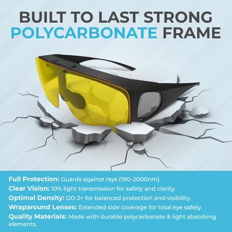 Polarized Anti Glare Glasses for Night Driving | Yellow Night Driving Glasses | Fit Over & Flip Up Design | Reduce Headlight Glare & Eye Strain