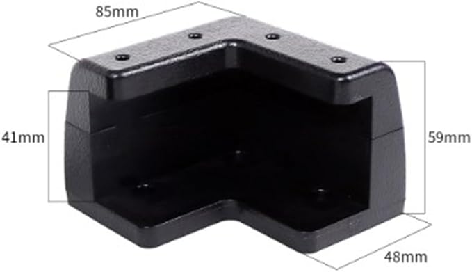 Solar Panel Mounting Brackets Kit with For, No Drill RV and Boat Solar Panel Wind Deflectors, UV Resistant ABS Corner Brackets