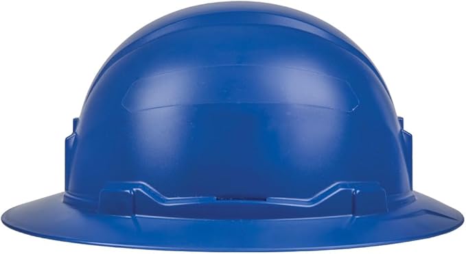 Klein Tools Hard Hat, Non-Vented Full Brim Style, Padded, Self-Wicking Odor-Resistant Sweatband, Tested up to 20kV