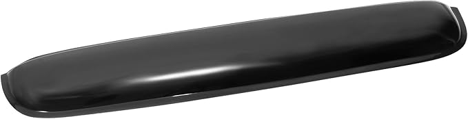 43inch Universal Shatterproof Sun Rain Guard Rainroof Top Wind Deflector,Tape On Dark Smoke Tint Auto Moonroof Window Visor Fit Sunroof Which Is Not Wider Than 41.8",Rainy Windy Sunny Protection RN110