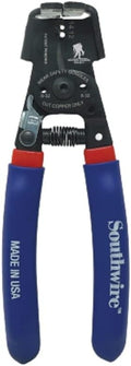 Southwire - 65172140 SNM1214HH-US ROMEX BOXJaw Wire Stripper, Dual Wire Cutter Strips both 12/2 & 14/2 Romex NMB JACKETS and 12 and 14 AWG Solid Wire