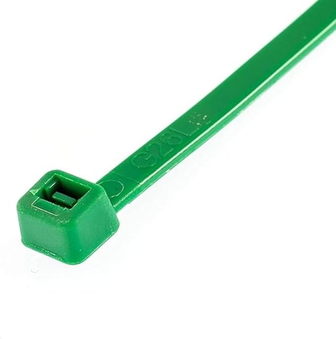 GTSE 14 Inch Green Zip Ties, 10,000 Bulk Pack, 50lb Strength, UV Resistant Long Nylon Cable Ties, Self-Locking 14" Tie Wraps