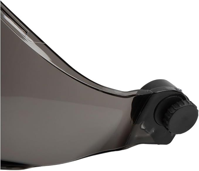 Klein Tools VISORGRAY Gray Visor for Hard Hat and Safety Helmet, Low Profile, Impact Rated, Anti Fog, Scratch Resistant, Flip-Up, UV Protection