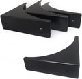 Corner Guard,glrovazas 4 Pcs Decorative Desk Box Corner Protector Desk Case Edge Cover Safety Guard Furniture Corner Bumpers Thickened Hardware for Jewrlry Box Cabinet（Black）
