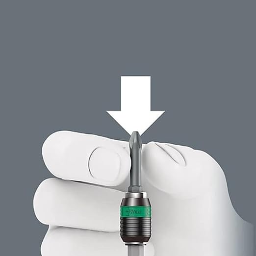 WERA 05074717001 Series 7400 Kraftform Pistol Handle, pre-Set Adjustable Torque Screwdrivers (3.0-8.8 Nm) with Rapidaptor Quick-Release Chuck, Art. no. 7462 x 3.0 Nm x 3.0-6.0 Nm