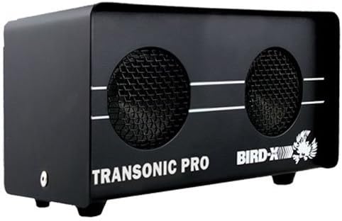 Bird-X Transonic PRO, Sonic and Ultrasonic Critter-Preventer and Scarer with 2 Speakers, Ideal for Indoor Areas, Covers up to 3,500 sq. ft., 6" x 3" x 3" (Pack of 2)