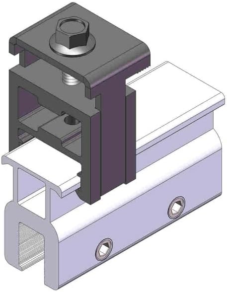 End Clamp MageClamp Rail-Less Solar Mounting Kit for Standing Seam Metal Roof Solar Panel Module Racking Installation