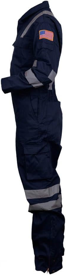 Premium High Visibility Hi Vis Coveralls with Leg Zipper