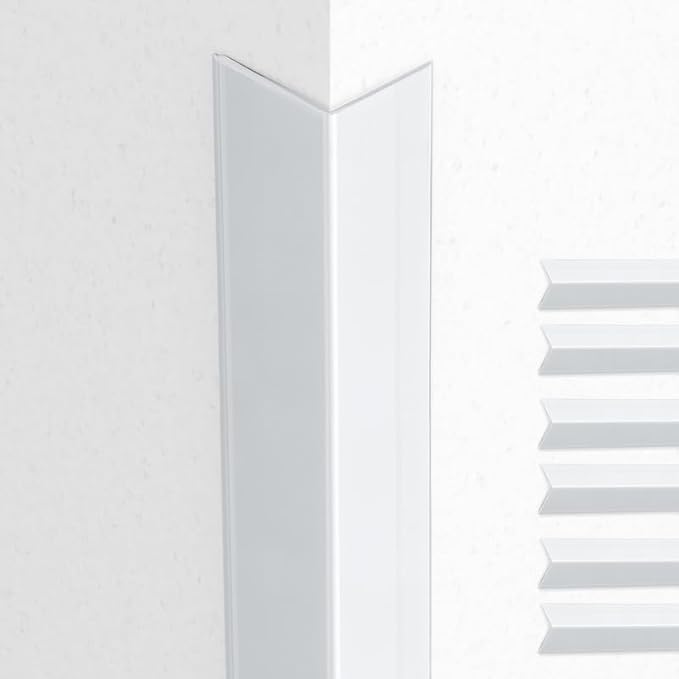 Proflex Wall Corner Protector - Clear 2 inch x 36 inch - Pack of 6 - Self Adhesive Corner Guards for Walls Edge Protection – Easy to Apply – No Tools Needed