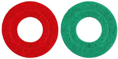 12 Pieces Battery Terminal Anti Corrosion Washers Fiber Battery Terminal Protector, 6 Red and 6 Green, 340075