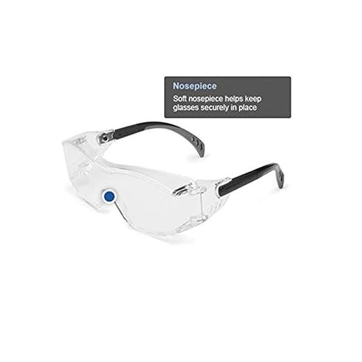 Gateway Safety 6983 Cover2 Safety Glasses Protective Eye Wear - Over-The-Glass (OTG), Gray Lens, Black Temple, 3 Pair