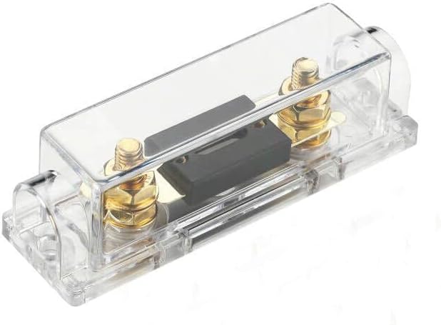 in-Line ANL Fuse Holder 0/2/4 Gauge AWG with 250Amp ANL Fuse Gold-Plated (1 Piece)