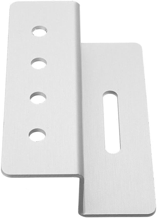 F-ber 4 Sets Z Mounting Aluminum Alloy Solar Panel Roof Mounting Bracket with Stainless Bolt for Carvan Roof Solar System Fitting