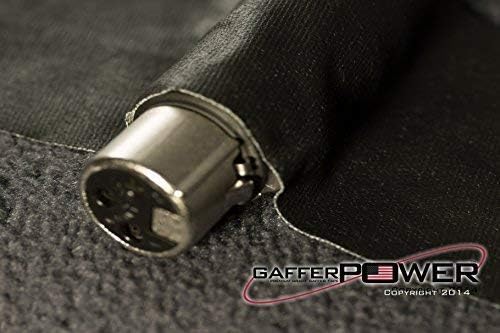 Professional Premium Grade Gaffer Tape - Black | Heavy Duty Pro Gaff Tape | Secures Cables | Holds Down Wires Leaves No Sticky Residue | Easy to Tear | Multipurpose | Better Than Duct Tape