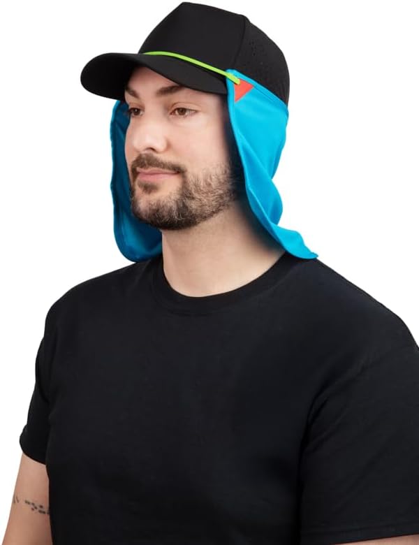 CoolNES - UV Sun Protection Neck Drape Adjustable Multifunctional 2 in 1 Face Covering for Outdoor Fishing - Unisex
