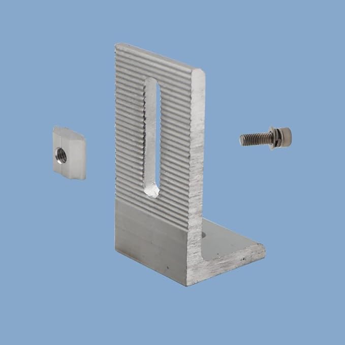 Solar Panel Mounting Bracket L Shape for Split Tin Mounting Bracket, 6 Pack