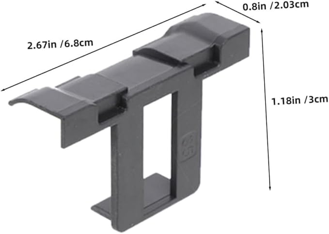 BESPORTBLE 12pcs Solar Panel Drainage Clips Efficient Water Guide Clamp for Photovoltaic Module Maintenance Durable Construction for Easy Installation and Mud Removal