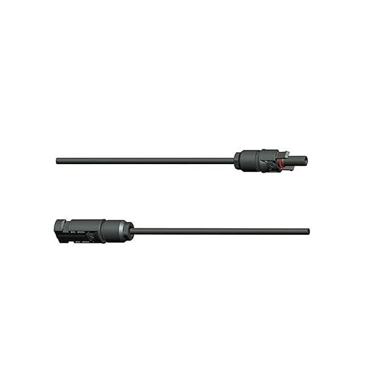 Renogy One Pair of 9In 12AWG Adaptor Kit Solar Cable Wire PV with Female & Male Connectors Connect Solar Panel and Charge Controller