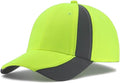 The Vintage Year Reflective High Visibility Piping Neon Polyester Twill Low Profile Structured Baseball Cap