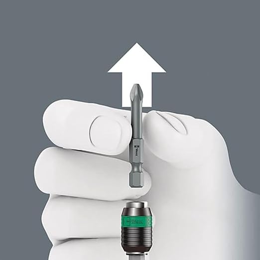 WERA 05074717001 Series 7400 Kraftform Pistol Handle, pre-Set Adjustable Torque Screwdrivers (3.0-8.8 Nm) with Rapidaptor Quick-Release Chuck, Art. no. 7462 x 3.0 Nm x 3.0-6.0 Nm