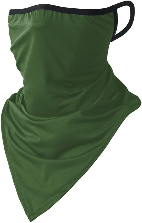 6 Pieces Sun UV Protection Face Mask Neck Gaiter Windproof Scarf Sunscreen Breathable Bandana Balaclava for Sport Outdoor