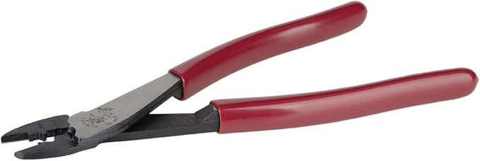 Klein Tools 1005 Cutting/Crimping Tool, Made in USA, Cutter/Crimper for 10-22 AWG Terminals and Connectors, Crimper for Insulated and Non-Insulated Terminals