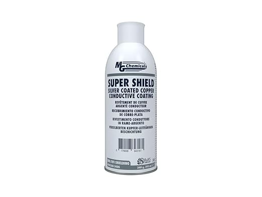 MG Chemicals Super Shield Silver Beige Coated Copper Conductive Coating, 12 oz, Aerosol Can, 843AR-340G