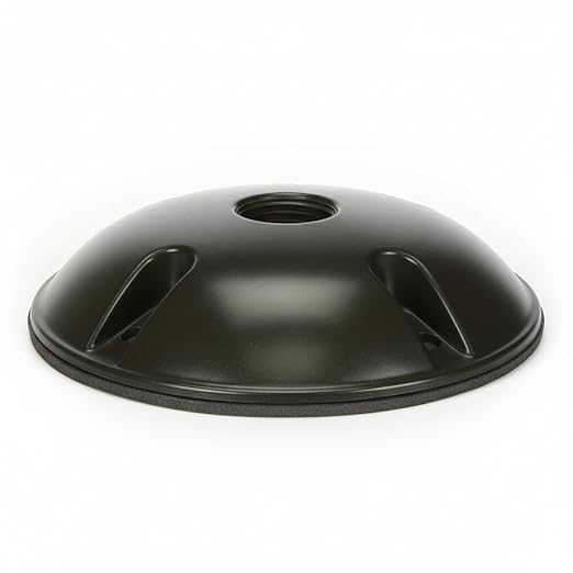 "Morris 36814 Round Weatherproof Box Cover, 4-inch Round, (1) 1/2-inch Hole, Bronze"