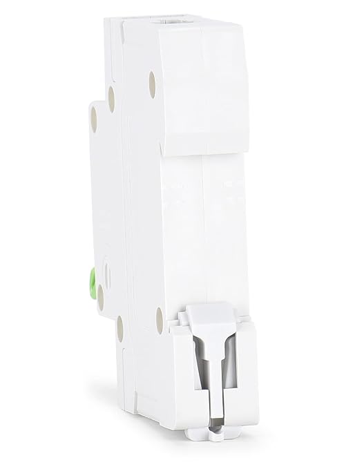 12V-110V DC Miniature Circuit Breaker, 20 Amp 1 Pole Battery Breaker Protector for Solar PV System and RV, Thermal Magnetic Trip, DIN-Rail/Surface Mount, Chtaixi DC Disconnect Switch B20