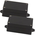 Zulkit Junction Box ABS Plastic Dustproof Waterproof IP65 Universal Electrical Boxes Project Enclosure with Fixed Ear Black 3.94 x 2.68 x 1.57 Inch (100 x 68 x 40 mm) (Pack of 2)