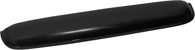 34inch Universal Shatterproof Sun Rain Guard Rainroof Wind Deflector,Tape On Dark Smoke Tint Auto Moonroof Window Visor Fit For The Sunroof Which Is Not Wider Than 32.8",Rainy Weather Protection RN88