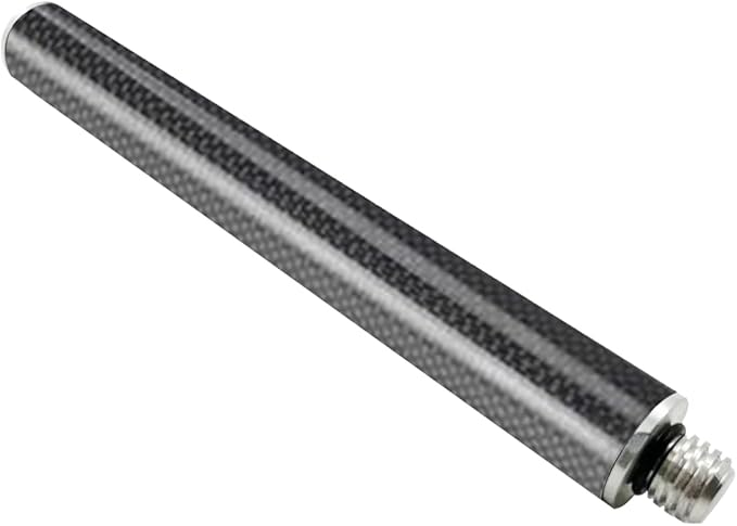 Carbon Fiber Extension Pole Rod 5/8-11 Threads Screw Mount Telescopic Pole Extender for Level GPS RTK Surveying GNSS Robotics Antenna Height Measurement Tripod Stabilizer (20cm/7.87")