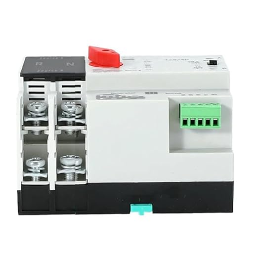 2P 63A 110V Dual Power Automatic Transfer Switch Dual Power Generator Changeover Switch Dual Power Automatic Transfer Switch Din Rail Type 50HZ/60HZ