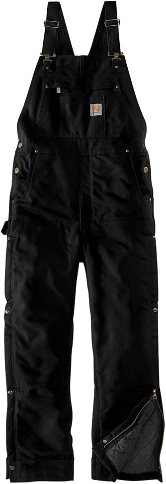 Carhartt Men's Loose Fit Firm Duck Insulated Bib Overall