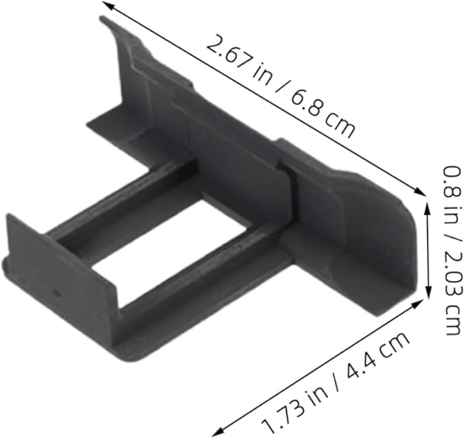 12pcs Solar Panel Drain Clips for Outdoor Photovoltaic Panel Maintenance Water Guide Clamp Stagnant Water Removal Compatible 35mm Modules