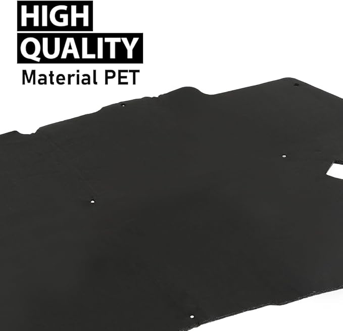 G-PLUS Hood Insulation Pad with Clips Compatible with 2002-2008 Dodge Ram 1500 Gas Only, Not for Diesel