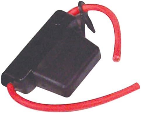 Bussmann HHX In-Line MAXI Fuse Holder with Cover - 32V/60A - #6 Wire Leads, 1 Pack , Black