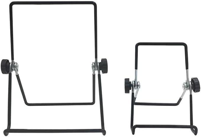 2Pcs Solar Panel Stand Foldable Mounting Bracket,Adjustable Supporter Holder,Metal Black Small For Home Garden Electrical Supplies(L)