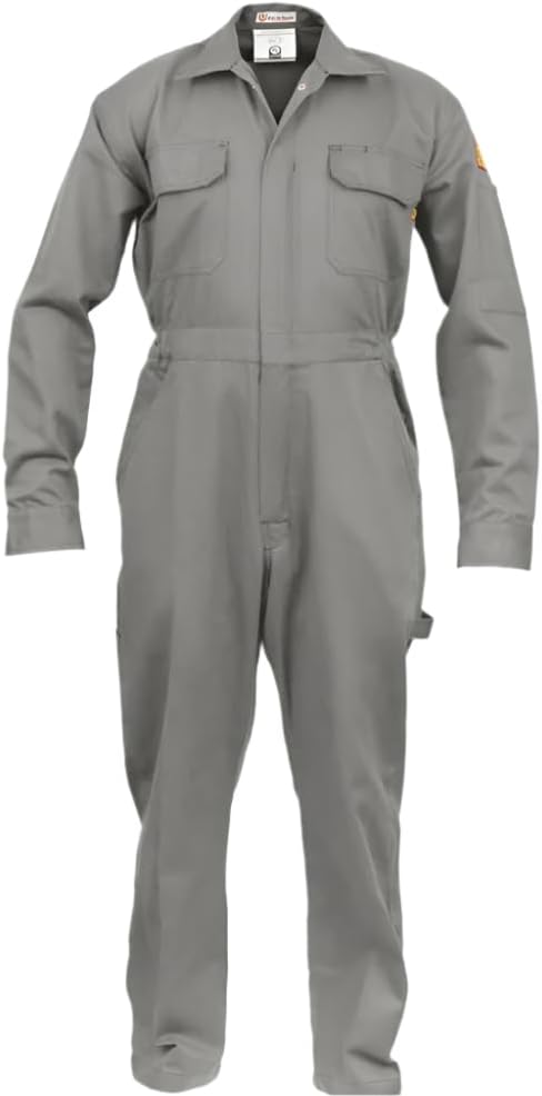Just In Trend Classic Safety Work Coverall - Long Sleeve - 100% Cotton - 7 oz