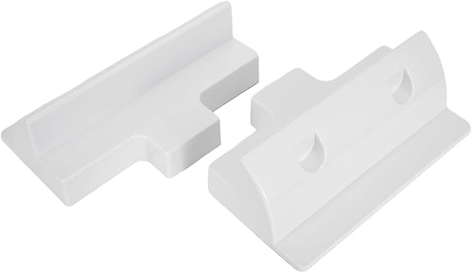 Adjustable Solar Panel Mounting Bracket Set For RV, Boat & Flat Roof – 2-Piece Black/White Kit(white.)