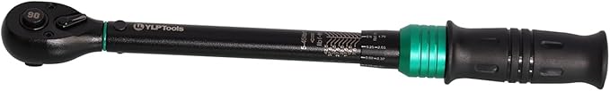 3/8-Inch Drive Click Torque Wrench, 5–45 ft-lb (6.8–61 Nm), ±3% Accuracy, 90-Tooth Ratchet, Dual-Direction, Chrome Vanadium Steel, Includes Storage Case