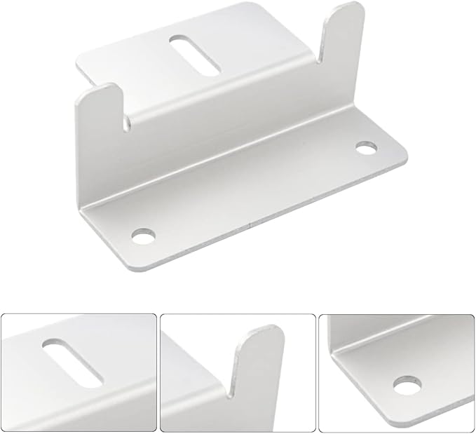 WMYCONGCONG 8 Pack Solar Panel Mounting Z Bracket Aluminum Brackets Roof Solar Panels Bracket with Nuts and Bolts for RV Roof Boat Wall Off Grid Installation